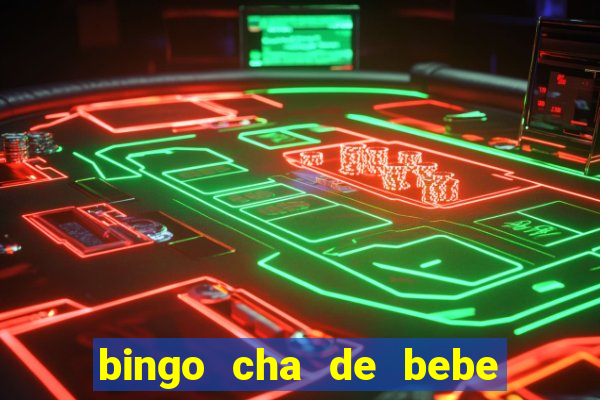 bingo cha de bebe cartelas para imprimir